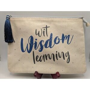 Harry Potter x ULTA Ravenclaw Cosmetics Makeup Bag / Case RARE Hogwarts Blue NWT